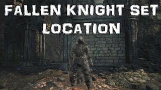 Dark Souls 3 Fallen Knight Set Location [upl. by Neirb703]