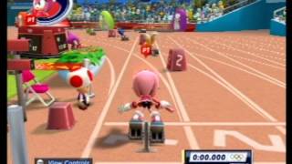 Mario and Sonic at the London 2012 Olympic Games 4x100m Relay 4 [upl. by Nevek]