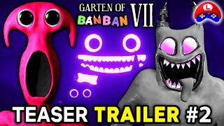 Garten of Banban 7  THIS is WHAT the NEW OFFICIAL TEASER TRAILER WILL LOOK LIKE 💉 [upl. by Eeimaj]