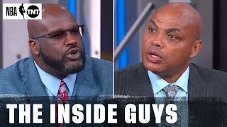 Shaq And Chuck Are At It Again 😭  Heated Debate Breaks Out in Studio J  NBA on TNT [upl. by Shamma]