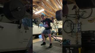 4x3 pause back squat  week 1a of next full ROM cycle [upl. by Novyar]