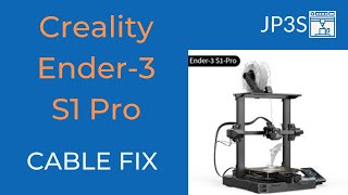 Creality Ender3 S1 Pro main hotend cable replacement [upl. by Wagstaff888]