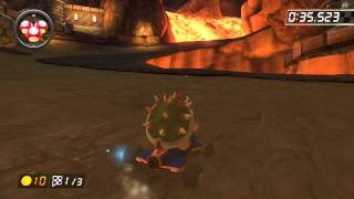 Bowsers Castle  200339  HD★Dεmøη♪ Mario Kart 8 World Record [upl. by Lorac]