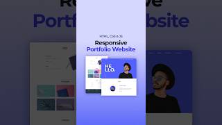 Responsive Portfolio Website HTML CSS JavaScript [upl. by Etat]