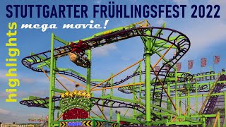 Stuttgarter Frühlingsfest 2022  Cannstatter Wasen Volksfest Stuttgart  HIGHLIGHTS 4K MEGA MOVIE [upl. by Eidahs]