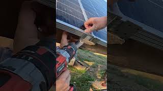 Part 48  Locking Down Solar One Bracket at a Time  Off Grid Solar Panel Rack Anchors Crafty Lab [upl. by Kaliope934]