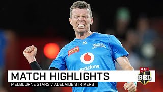 Wells Siddle help Strikers conquer Steyns Stars  KFC BBL09 [upl. by Haskins]