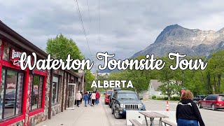 Waterton Townsite Tour  Alberta Canada  Travel [upl. by Hedy429]