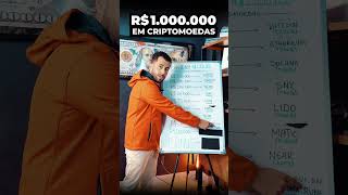 COMO INVESTIR R 1000000 EM CRIPTOMOEDAS [upl. by Nader110]