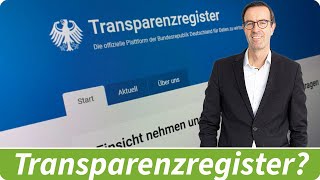 Transparenzregister Was ist das und muss ich das bezahlen [upl. by Mcdade424]