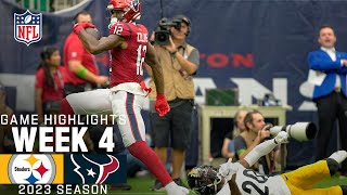 Pittsburgh Steelers vs Houston Texans Game Highlights  NFL 2023 Week 4 [upl. by Mureil]