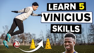 5 SICK VINICIUS JR SKILLS EVERYONE CAN LEARN [upl. by Boys]