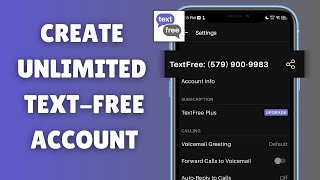 How to Create Unlimited TextFree Accounts for All Verifications  UPDATED 2024 [upl. by Ayatnwahs]