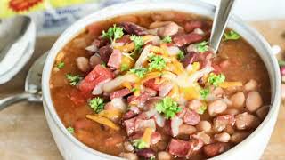 Slow Cooker 15 BEAN SOUP [upl. by Rosana]