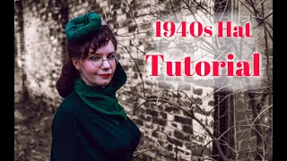 1940s film noir hat tutorial [upl. by Eirol]