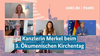 Kanzlerin Merkel beim 3 Ökumenischen Kirchentag [upl. by Alahs]