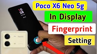 Poco x6 neo 5g in display fingerprint settingPoco x6 neo 5g fingerprint screen lockfingerprint [upl. by Ovid482]