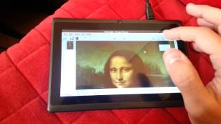 Debian on a low cost 60€ AllWInner A13 tablet [upl. by Nahtnaoj]