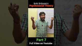 Erik Eriksons Psychosocial Theory Part 7 [upl. by Nrobyalc]