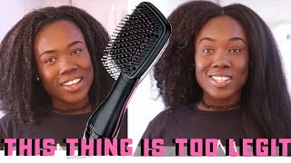 REVLON One Step Volumizer Hair Dryer and Styler Fast and Easy Salon Style Blowouts Review [upl. by Hoi]