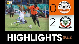 MATCH HIGHLIGHTS Week 10 MTN Super League 2023 24 Kansanshi Dynamos FC 0 vs 2 Green Eagles FC [upl. by Kcid408]