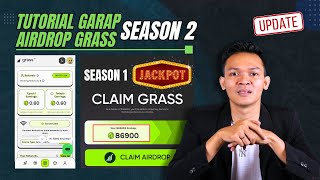 Cara Garap Airdrop GRASS Hanya Pake HP Season 2 [upl. by Ahsikar]