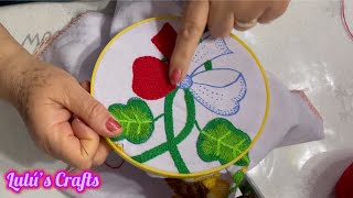 Como Bordar Un Moño embroidery tutorial art [upl. by Herb113]