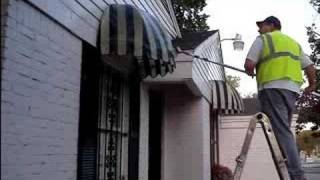 Cleaning Awnings in Dallas Fort Worth DFW TX 8175779454 [upl. by Yahsal]