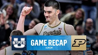 Purdue BLOWS OUT Utah State Boilermakers advance to Sweet 16 I March Madness Recap I CBS Sports [upl. by Ailecec]