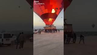 Hot air balloon crash crash ballon [upl. by Sinoda]