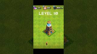 MEGA TESLA ALL LEVEL COC  shorts clashofclans coc gaming supercell youtubeshorts [upl. by Winshell]