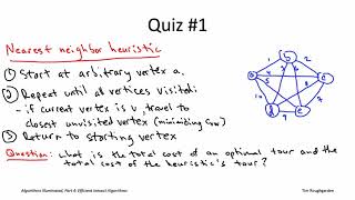 Algorithms for NPHard Problems Section 204 The 2OPT Heuristic for the TSP Part 1 of 2 [upl. by Cioffred684]