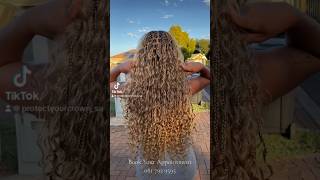 Blonde boho braids protectivestyles smallbusiness braidsbympume curlyhair [upl. by Nierman]