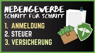 NEBENBEI SELBSTSTÄNDIG  Die ultimative Anleitung zum Gründen im Nebengewerbe [upl. by Giffard]