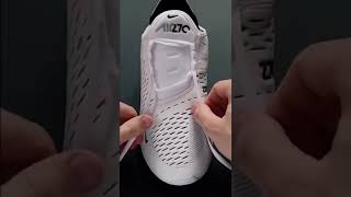 Best way to Lace Air Max 270  How to Lace Sneaker Tutorial 4K HD [upl. by Caro430]