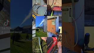 Ready set and softwash pressurewashing housecleaning pressurewashingservices housewashing [upl. by Einner]