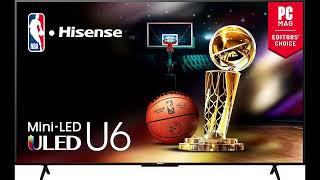 Review Hisense 55Inch U6 Series MiniLED ULED 4K UHD Google Smart TV  55U6N 2024 Model [upl. by Eilsehc]