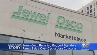 JewelOsco Recalling Bagged Signature Farms Salad Over Cyclospora Concerns [upl. by Humfrid]