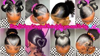 🫧🤎NEW PINTEREST 𝐢𝐧𝐬𝐩𝐢𝐫𝐞𝐝 𝐒𝐥𝐞𝐞𝐤 𝐇𝐚𝐢𝐫𝐬𝐭𝐲𝐥𝐞𝐬  🐦‍🔥Braided hairstyles  slayed edges💕 [upl. by Manton]