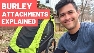 How to Attach a Burley Bike Trailer OWNERS REVIEW [upl. by Eveleen]