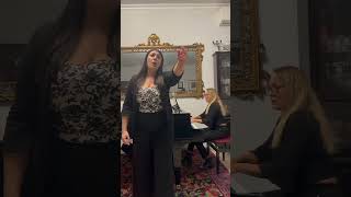 Tu che di gel sei cinta di Giacomo Puccini  Gaia DOnofrio soprano  Roberta Rossi pianist opera [upl. by Yssirhc]