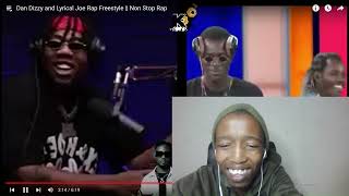 Dan Dizzy amp Lyrical Joe Rap Freestyle Reaction [upl. by Jobye90]