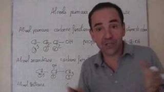 cours 1S  chimie  ch12 alcools primaire secondaire et tertiaire [upl. by Eimiaj327]