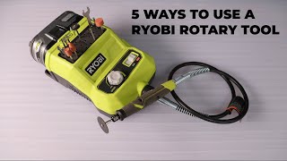 5 Ways To Use A RYOBI Rotary Tool [upl. by Viveca]