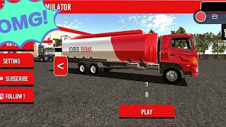 IDBS truck tungki game play of truck on roads [upl. by Frazier]