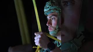 US Paratrooper jump together from a marine airforce military shorts paratroopers [upl. by Spector]