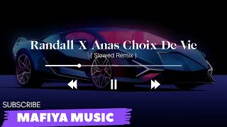 Randall X Anas Choix De Vie   Slowed Remix [upl. by Arahsat]