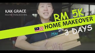 RM5000 Home Makeover in 3days [upl. by Anomas870]