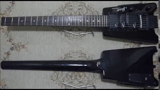 Steinberger Spirit GTPro Deluxe Select designed by EMG RTrem Locking Tremolo [upl. by Eelrihs]