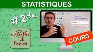 LE COURS  Statistiques  Seconde [upl. by Florina]